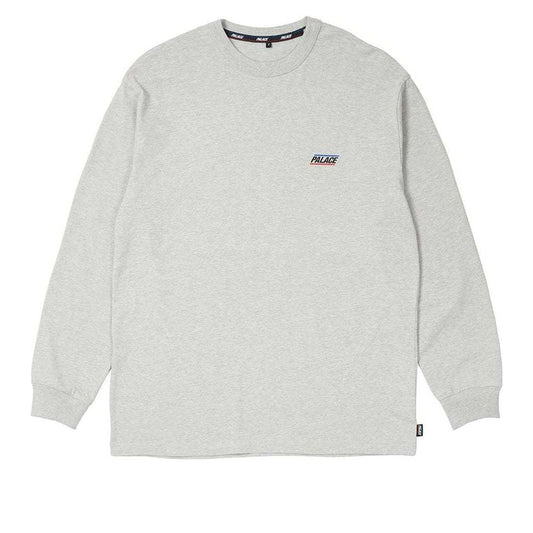 Palace Basically A Long-Sleeve T-shirt 'Grey Marl' P25LS027
