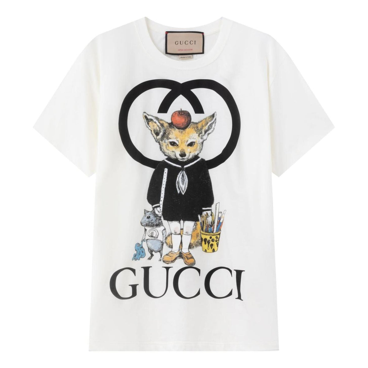 Gucci x HIGUCHI YUKO Short Sleeve T-Shirt 'White' 548334-XJDTN-9095