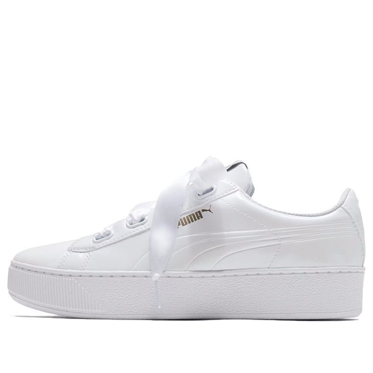 (WMNS) PUMA Vikky Platform Ribbon White 366419-02