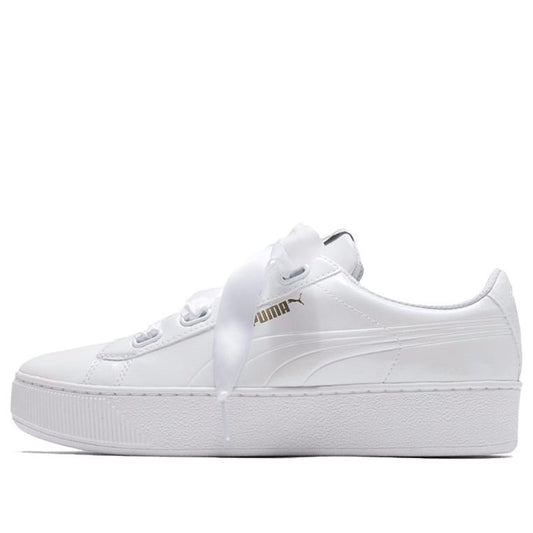 (WMNS) PUMA Vikky Platform Ribbon White 366419-02
