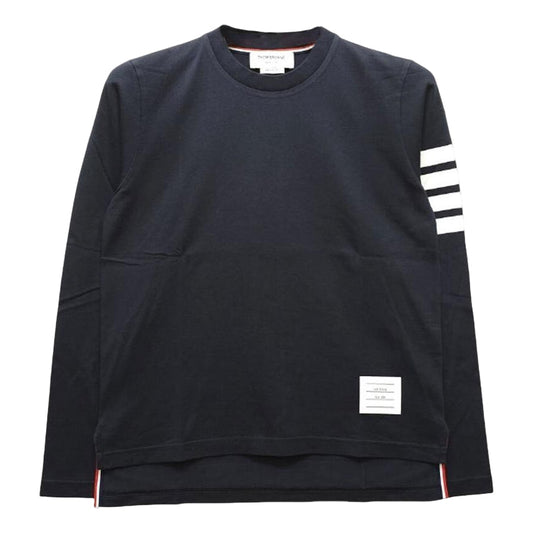 (WMNS) THOM BROWNE Long Sleeve T-Shirt 'Navy' FJS103G-07862-415 - THOM BROWNE Professional Edition