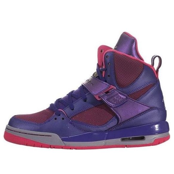 (GS) Air Jordan Flight 45 High 'Electric Purple' 524864-509