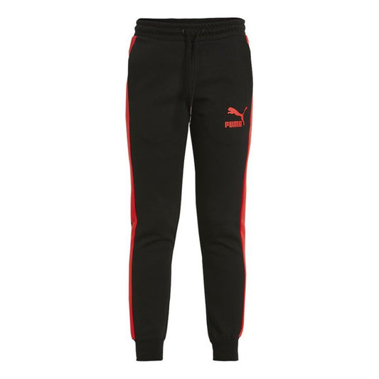 PUMA Iconic T7 Logo Printed sweatpants Men's Black 531381-51