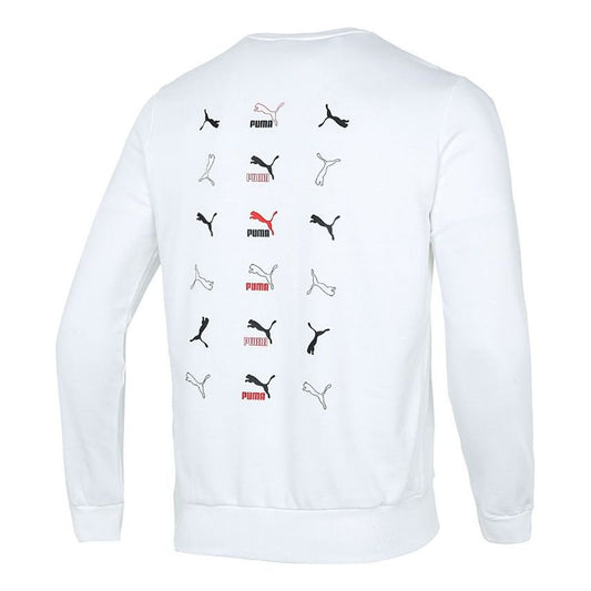 PUMA Classics Graphic Long Sleeve T-Shirt 'White' 533144-02