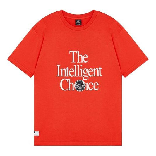 New Balance Hoops Essential T-shirt Asia Sizing 'Energy Red' MT13586-ENR