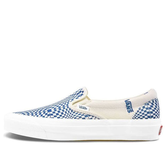 Vans Slip-On Optical Check 'True Blue' VN0A45JK1ZQ