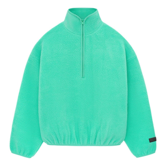 Fear of God Essentials SS24 Nylon Half Zip Mockneck 'Mint Leaf' 202SP244272F