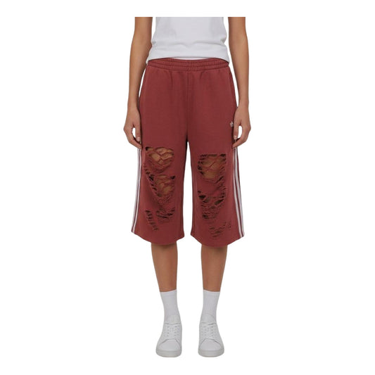 (WMNS) adidas Knit Jorts Mid Length Shorts 'Red' LE7123 - adidas Professional Edition