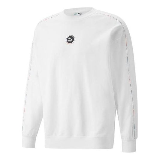 PUMA Small Logo Long Sleeve T-Shirt 'White' 535382-02