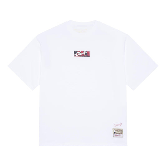 Mitchell & Ness x NBA Chicago Bulls T-Shirt 'White' MNJYSST23020BOX-WHITE