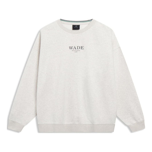 Li-Ning Way Of Wade Graphic Sweatshirt 'Light Grey' AWDT143-10