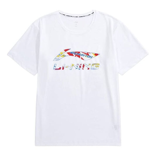 Li-Ning Classic Logo T-shirt 'White' ATSU833-2
