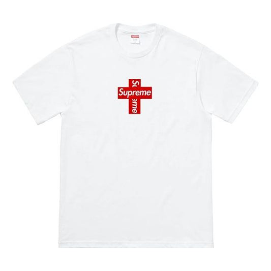 Supreme Week 17 Cross Box Logo Tee LogoT SUP-FW20-371-WHI