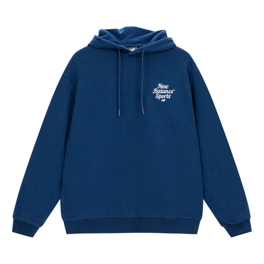 New Balance Sportswear Hoodie Asia Sizing 'Blue White' 5CD38061-NV