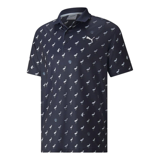 PUMA Matter Egrets Polo Shirt 'Navy' 533794-02