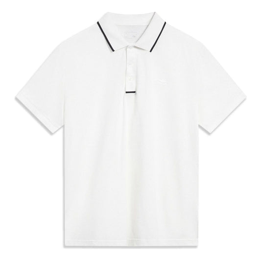 Li-Ning Lifestyle Regular Polo T-shirt 'White' APLT097-1