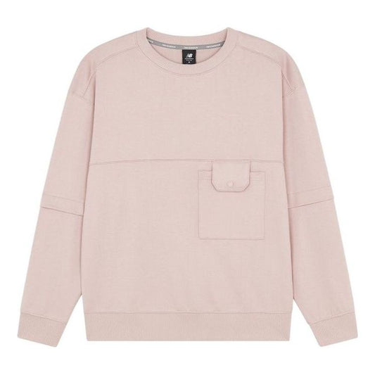 New Balance Pocket Sweatshirt Asia Sizing 'Pink' AMT21369-PK
