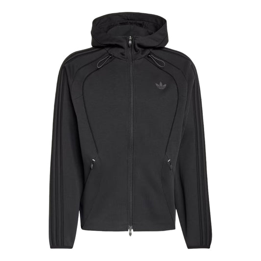 adidas Spacer Teamgeist 26 Cutline Fullzip Hoodie Asia Sizing 'Black' KT4423