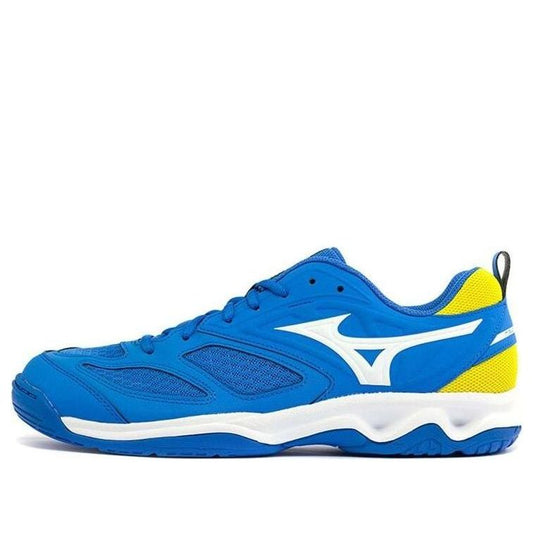 Mizuno Dynablitz Lightweight Breathable Volleyball Shoes Blue Yellow V1GA212247