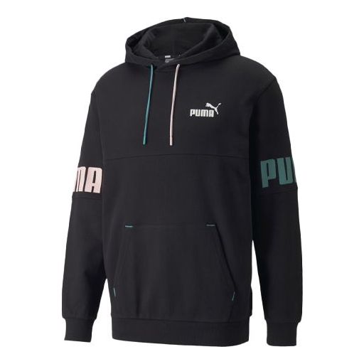 PUMA Power Logo Printing Sports Black 670937-51