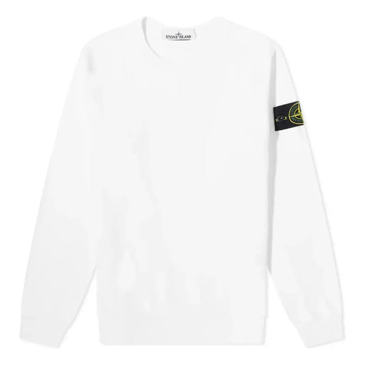 STONE ISLAND Garment Dyed Crew Sweatshirt 'White' 761563750-V0001