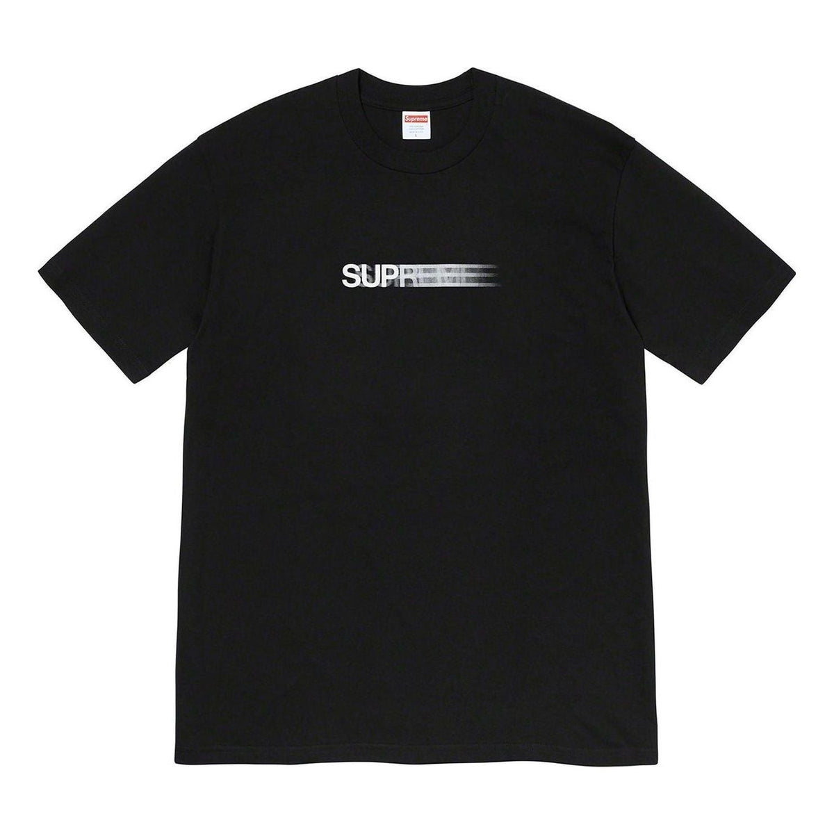 Supreme Motion Logo T-Shirt 'Black White' SUP-SS23-273