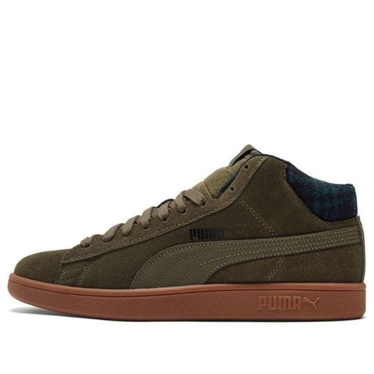 PUMA Smash v2 Mid WTR 'Plaid - Grape Leaf' 385174-03