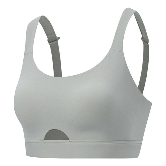 (WMNS) Li-Ning Yoga Sports Bra (Medium Impact) 'Grey' AUBT040-3