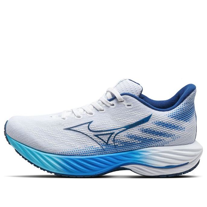 Mizuno Wave Rider 28 'White Estate Blue' J1GC240301