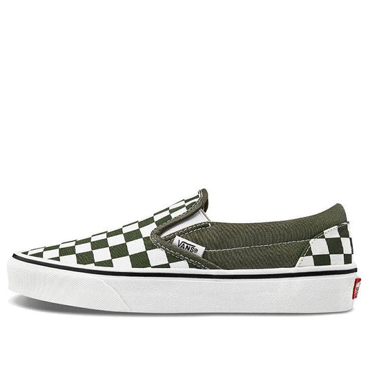 Vans Classic Slip-On 'Checkerboard - Grape Leaf' VN0A4U381GA