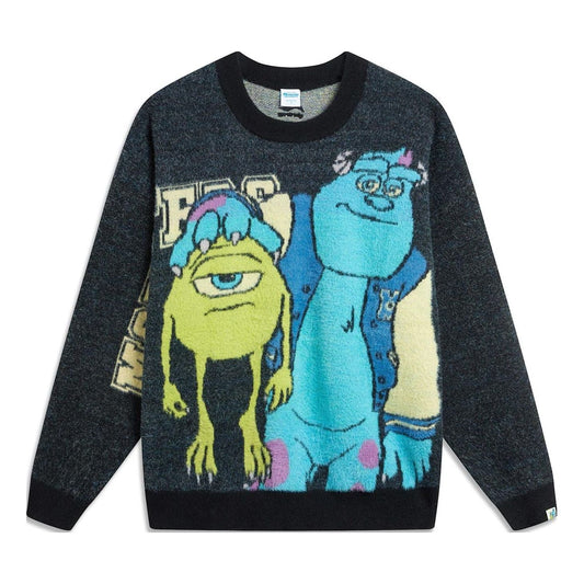 Li-Ning x Disney Monster University Sweater 'Black' AMBT141-1