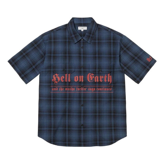 Supreme x Bernadette Corporation S/S Work Shirt 'Blue Red' SUP-SS23-226