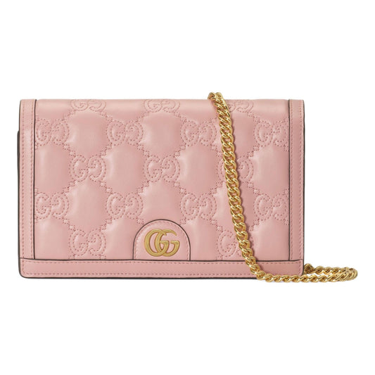 (WMNS) Gucci GG Matelass Chain Wallet 'Light Pink' 723787-UM8IG-5909