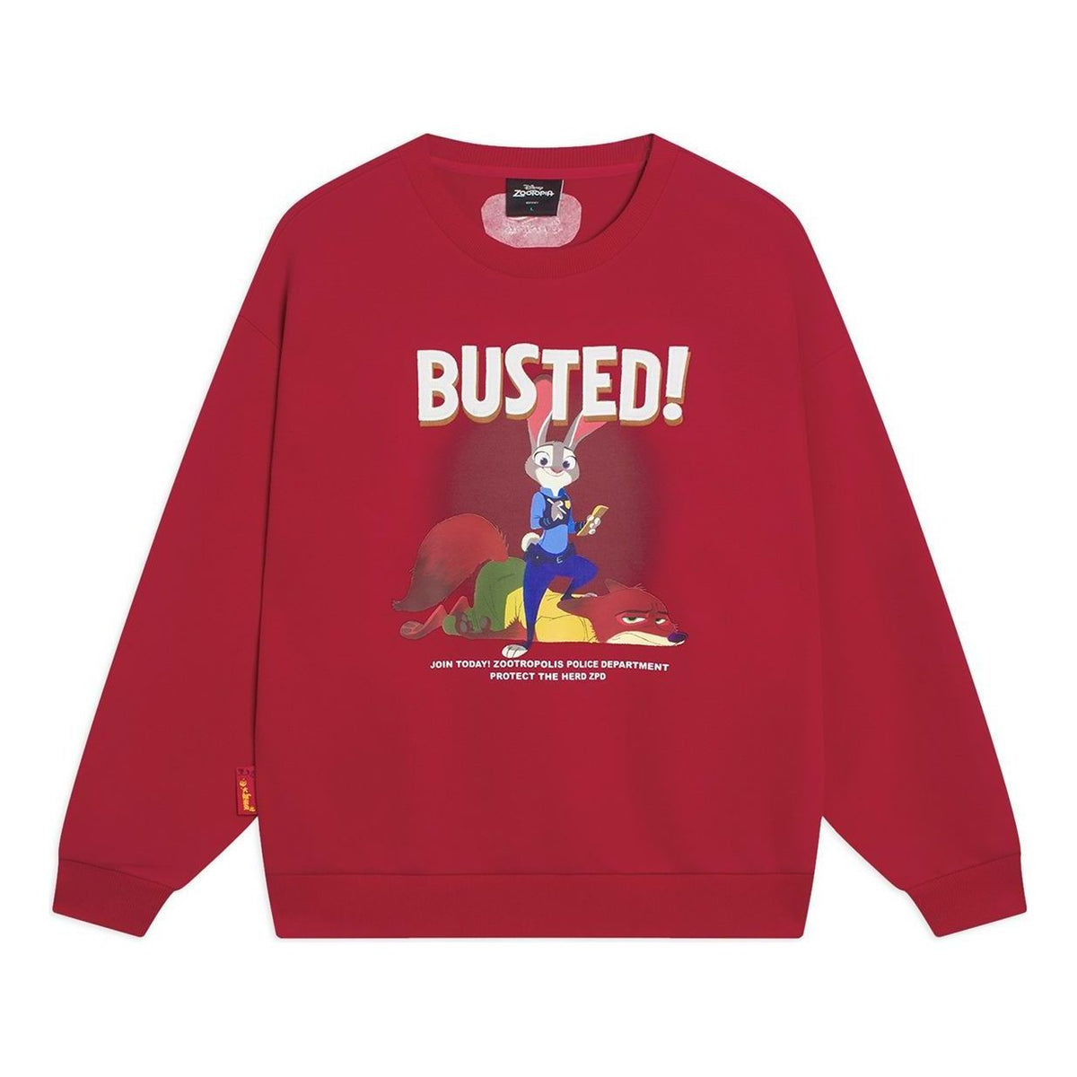 Li-Ning x Disney Zootopia Graphic Sweatshirt 'Red' AWDT343-1