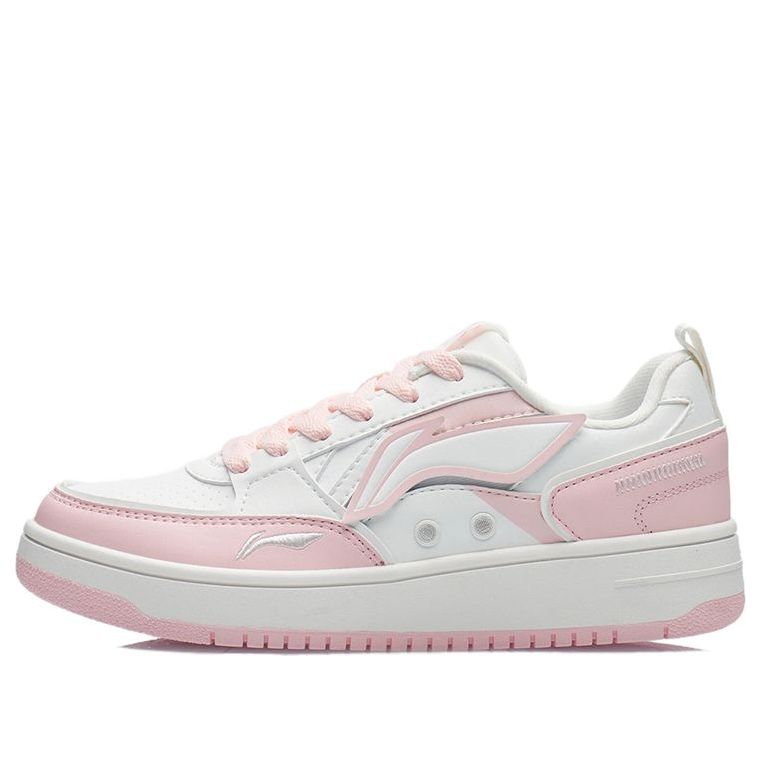 (WMNS) Li-Ning Classic Leisure 'White Pink' AGCS134-1