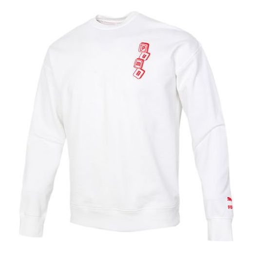 PUMA YOTOX Sweater 'White Red Black' 531298-02
