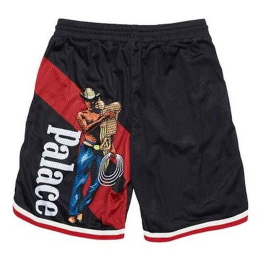 Palace SS22 Saves Shorts 'Black' PAL-SS22-346