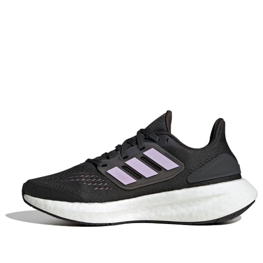 (GS) adidas PureBoost 22 Running Boost Primeknit 'Carbon Bliss Lilac' IF5550