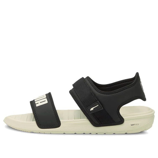 PUMA SoftRide Sandal 'Black Marshmallow' 375104-02