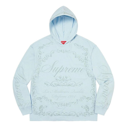 Supreme Celebre Hooded L/S Top 'Teal' SUP-SS23-070