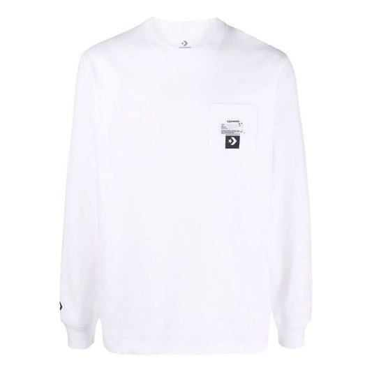 Converse x Josh Vides Long Sleeve Pocket Tee Asia Sizing 'White' 10023693-A01