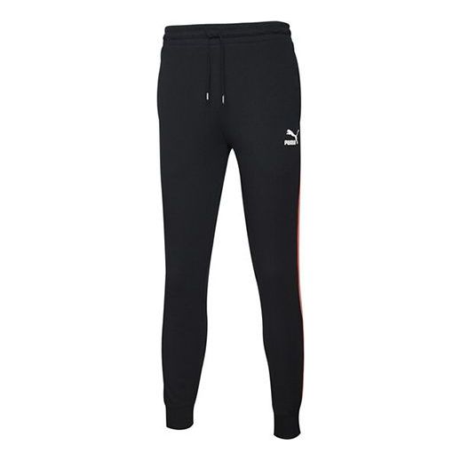 PUMA Sport Track Pants 'Black White' 598136-01