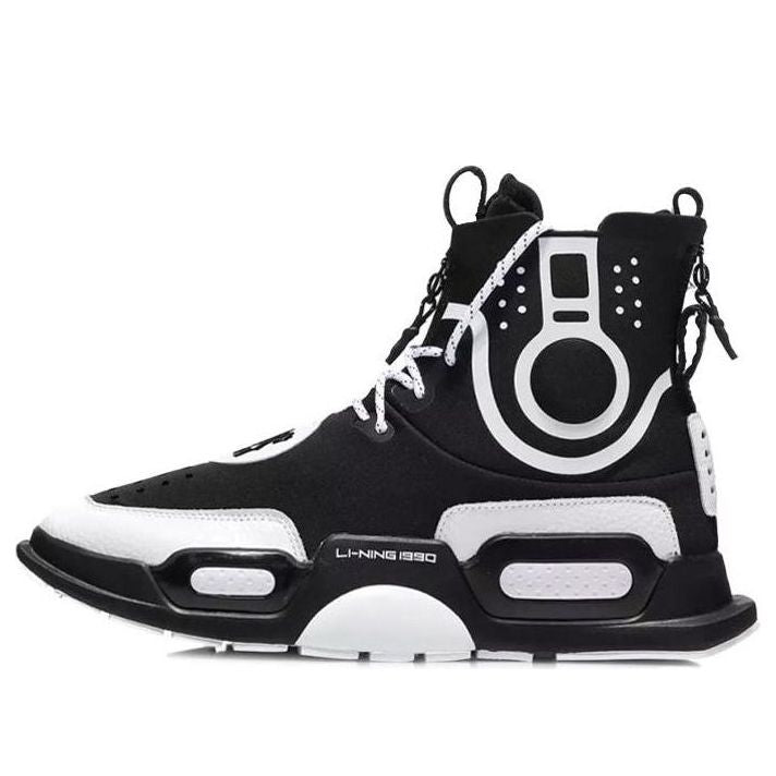 Li-Ning Culture Shoes 'Black White' AGBN052-3