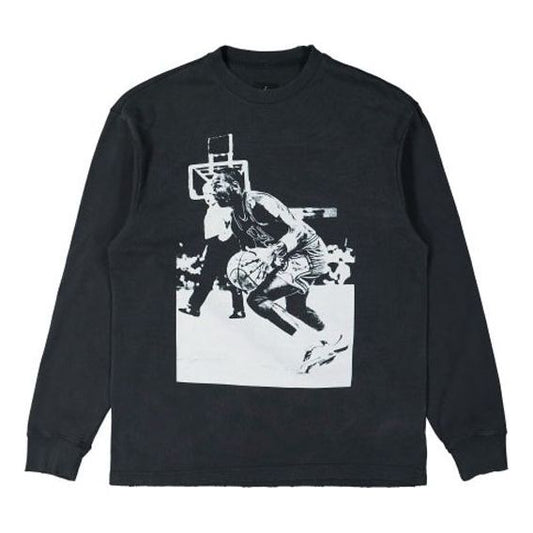 Air Jordan x Union Crossover Photo Round Neck Pullover 'Black White' DM2841-045