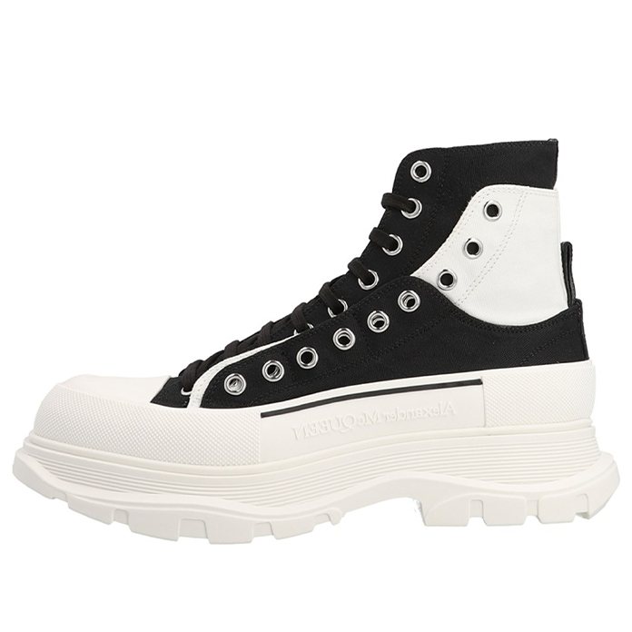 Alexander McQueen Tread Slick Boots 'Black White' 735819W4TGR1170