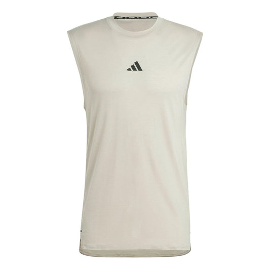 adidas Power Workout Tank Top 'Beige' IQ1821