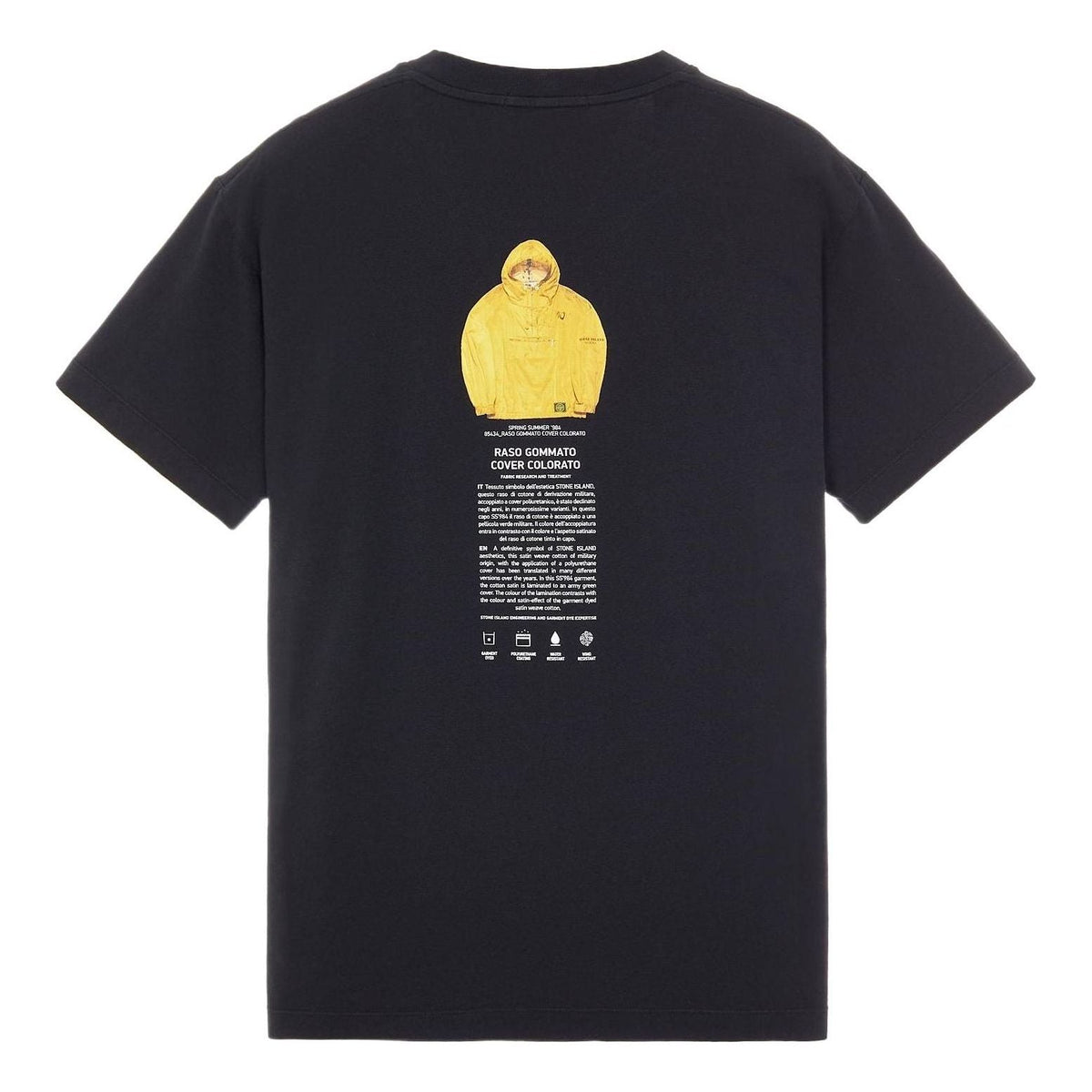 STONE ISLAND "Archivio" Logo T-shirt 'Black' 76152NS91-V0029