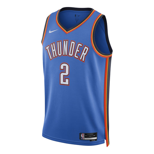 Nike Dri-FIT NBA Shai Gilgeous-Alexander Oklahoma City Thunder Icon Edition Swingman Jersey 'Signal Blue' DN2016-403