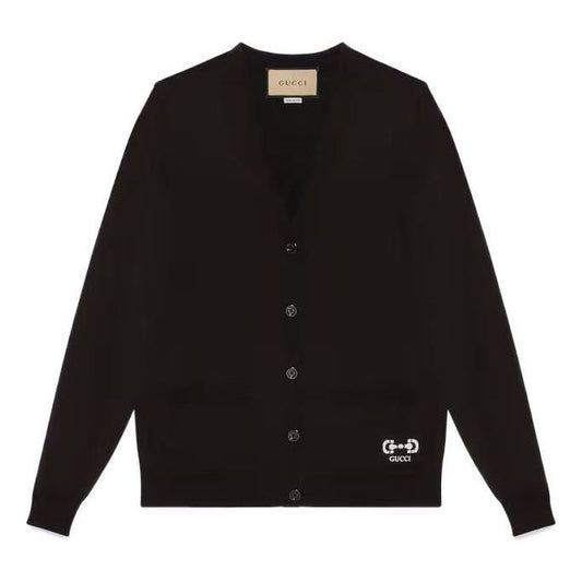 (WMNS) Gucci Extra Fine Wool Cardigan 'Black' 731059-XKCZ3-1043