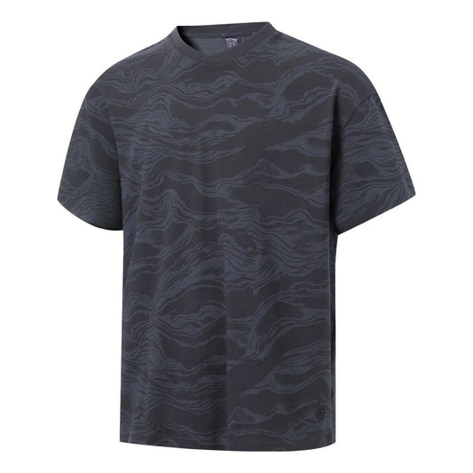 Li-Ning x Jackie Chan Kung Fu All-Over Print T-shirt 'Grey' AHST065-3